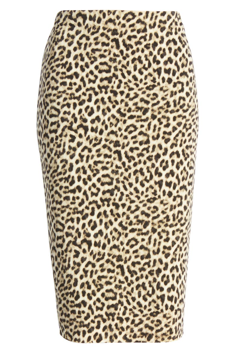 Nouveau Midi Tube Skirt, Alternate, color, RICH BLACK