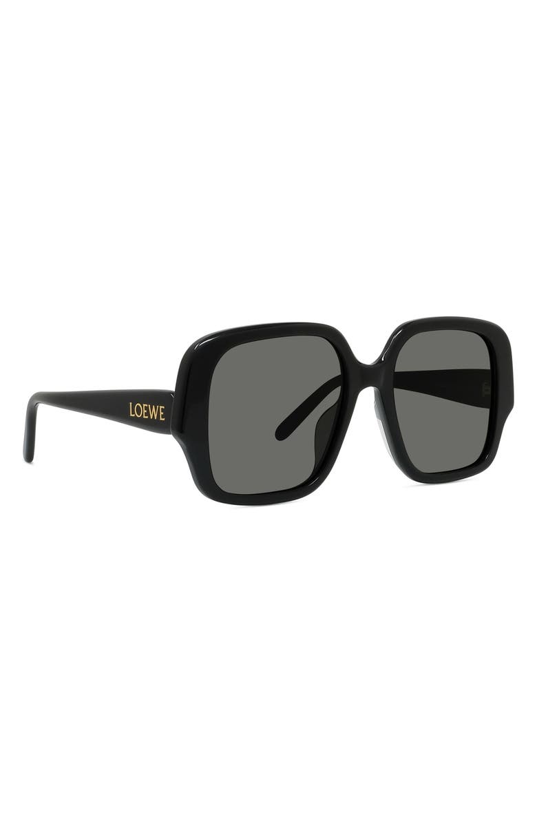 Loewe Thin 54mm Square Sunglasses, Alternate, color,