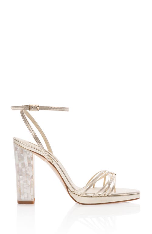 Freya Rose Bianca Strappy Gold Sandal in Champagne  product