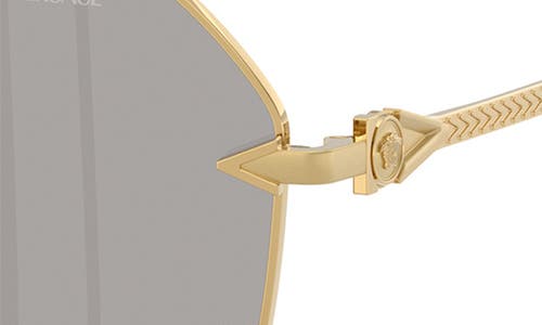 Versace 63mm Pilot Sunglasses