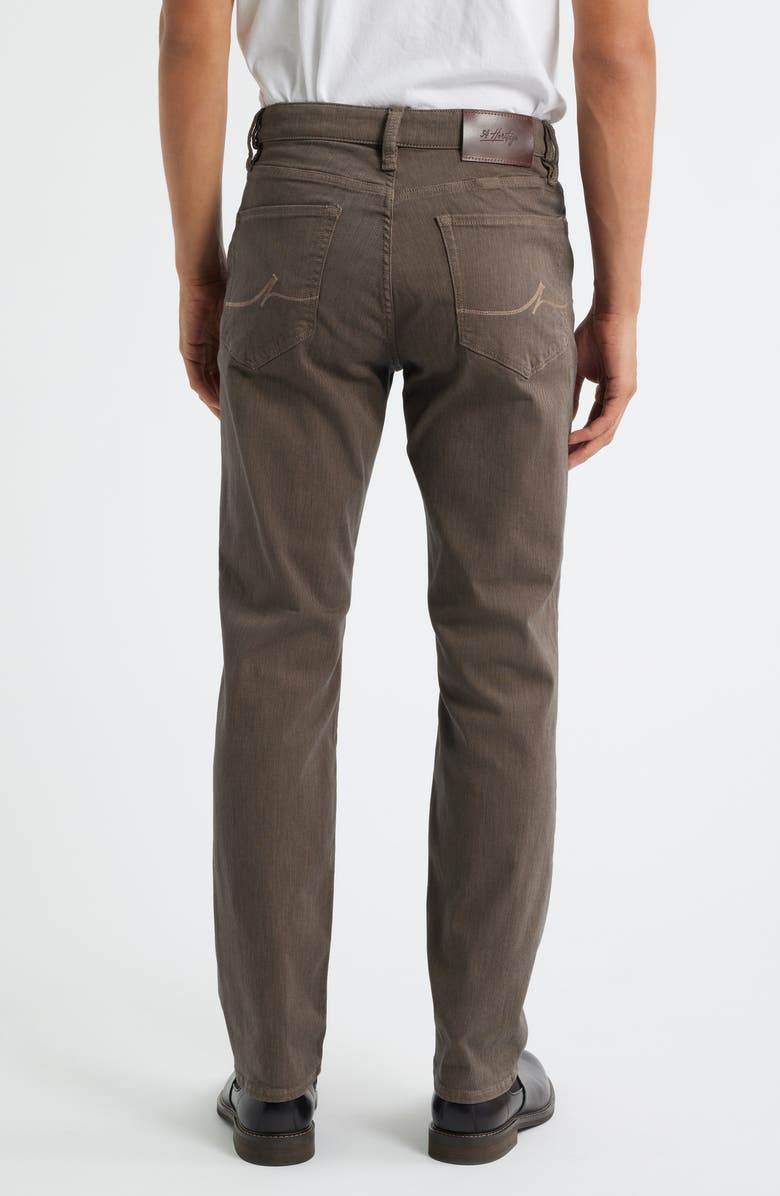 34 Heritage Charisma Relaxed Straight Leg Twill Pants, Alternate, color, Coffee Diagonal