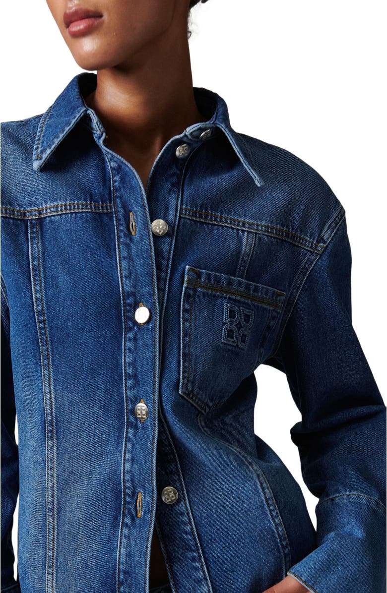 DAY Birger et Mikkelsen Ludmilla Medium Wash Denim Jacket, Alternate, color, Medium Blue