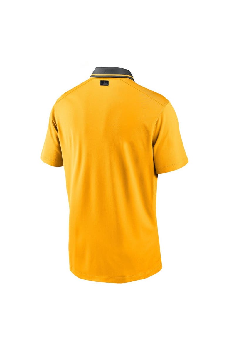 Nike Men's Nike  Gold Pittsburgh Pirates City Connect Performance Knit Polo, Alternate, color, 