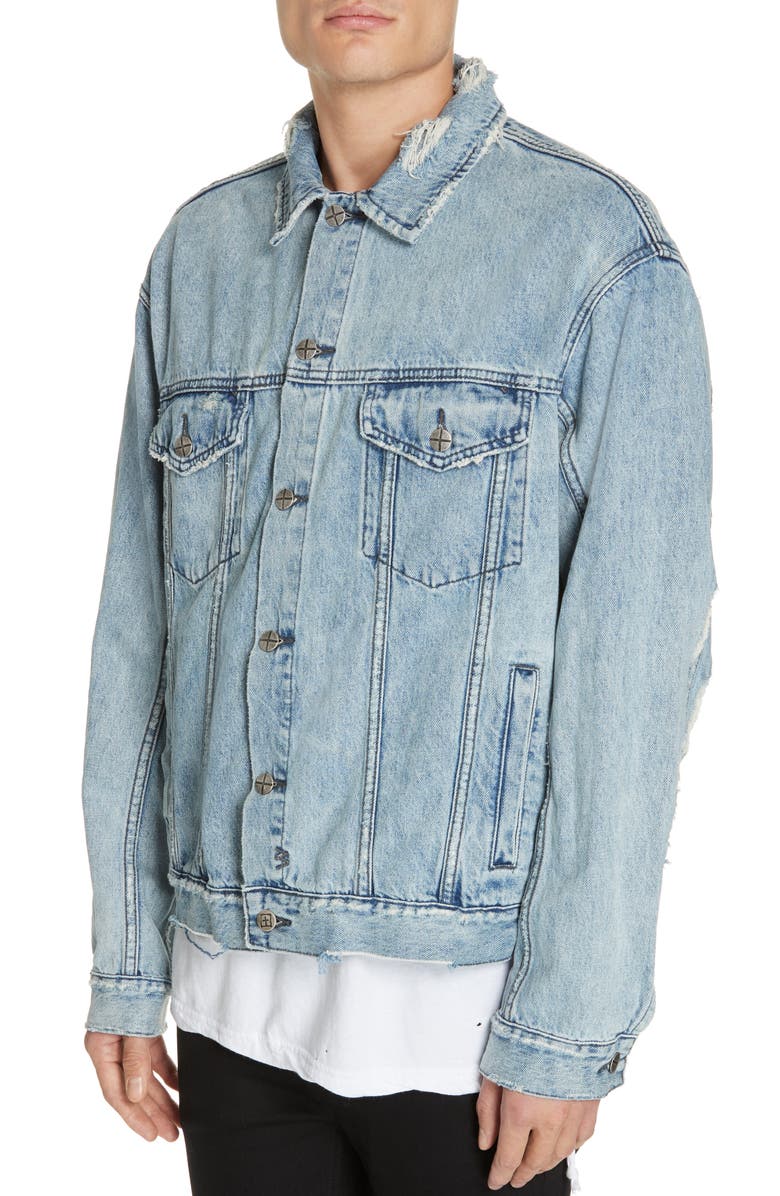 Ksubi Oh G Oversize Denim Jacket, Alternate, color, 
