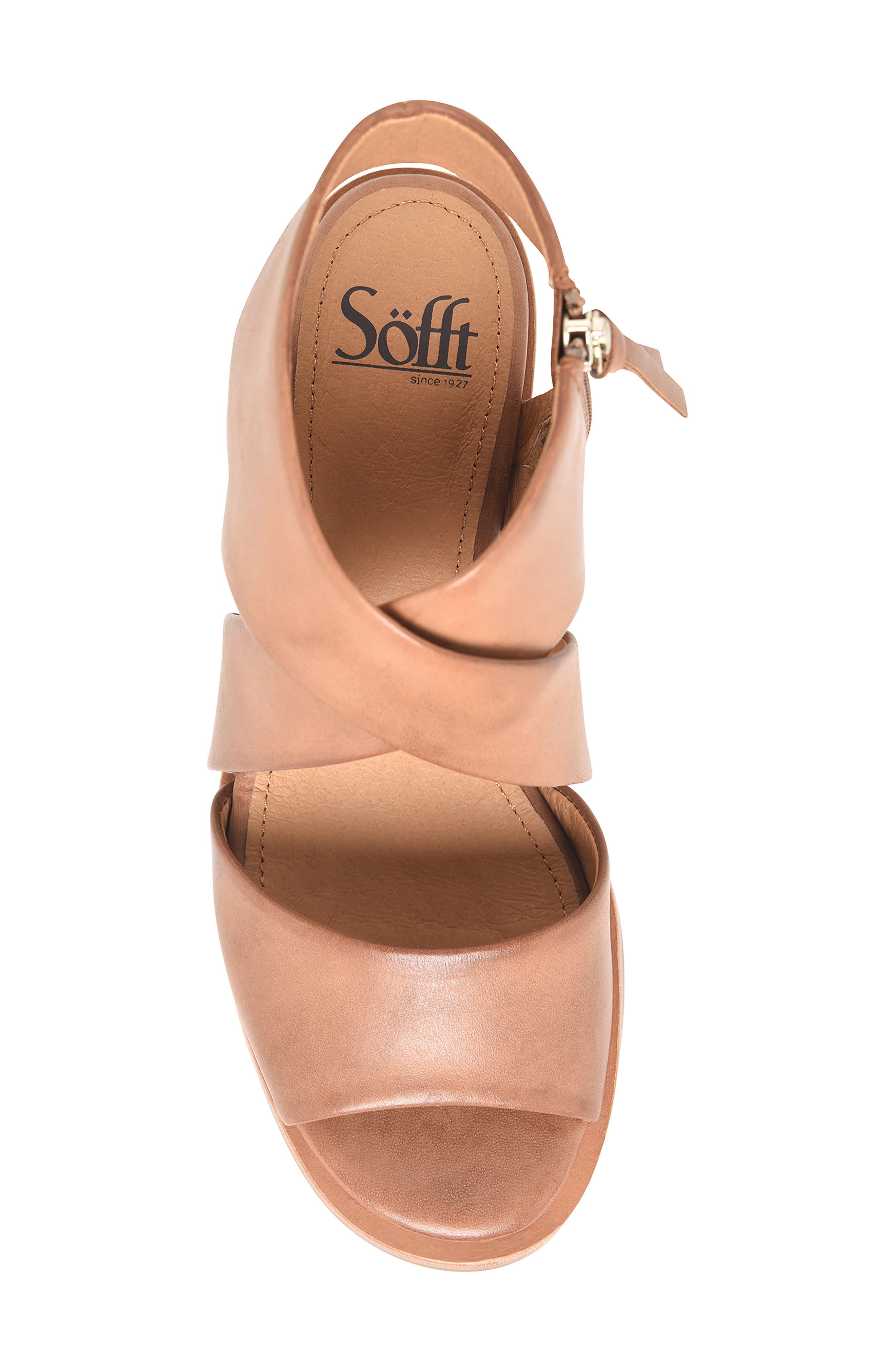 Söfft Camille Sandal, Alternate, color, Luggage