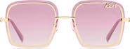 Kurt Geiger London 61mm Square Sunglasses