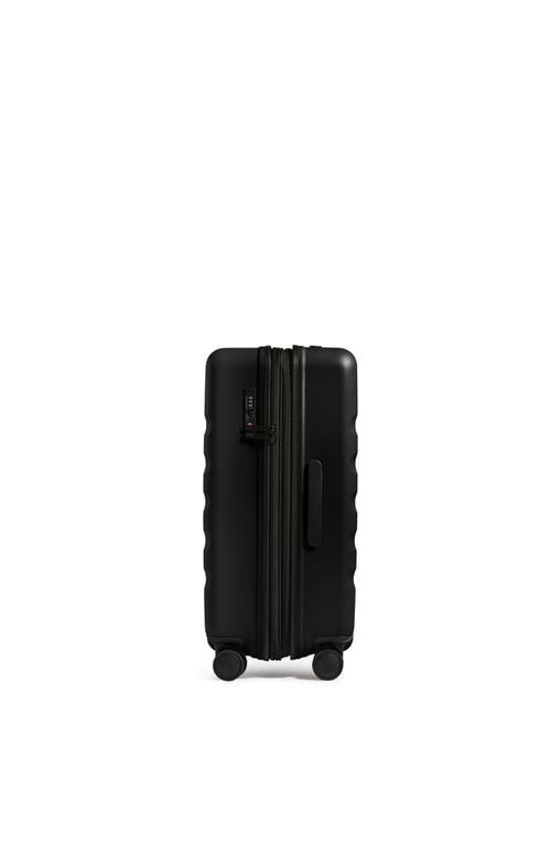 Antler Icon Stripe Medium Suitcase In Black