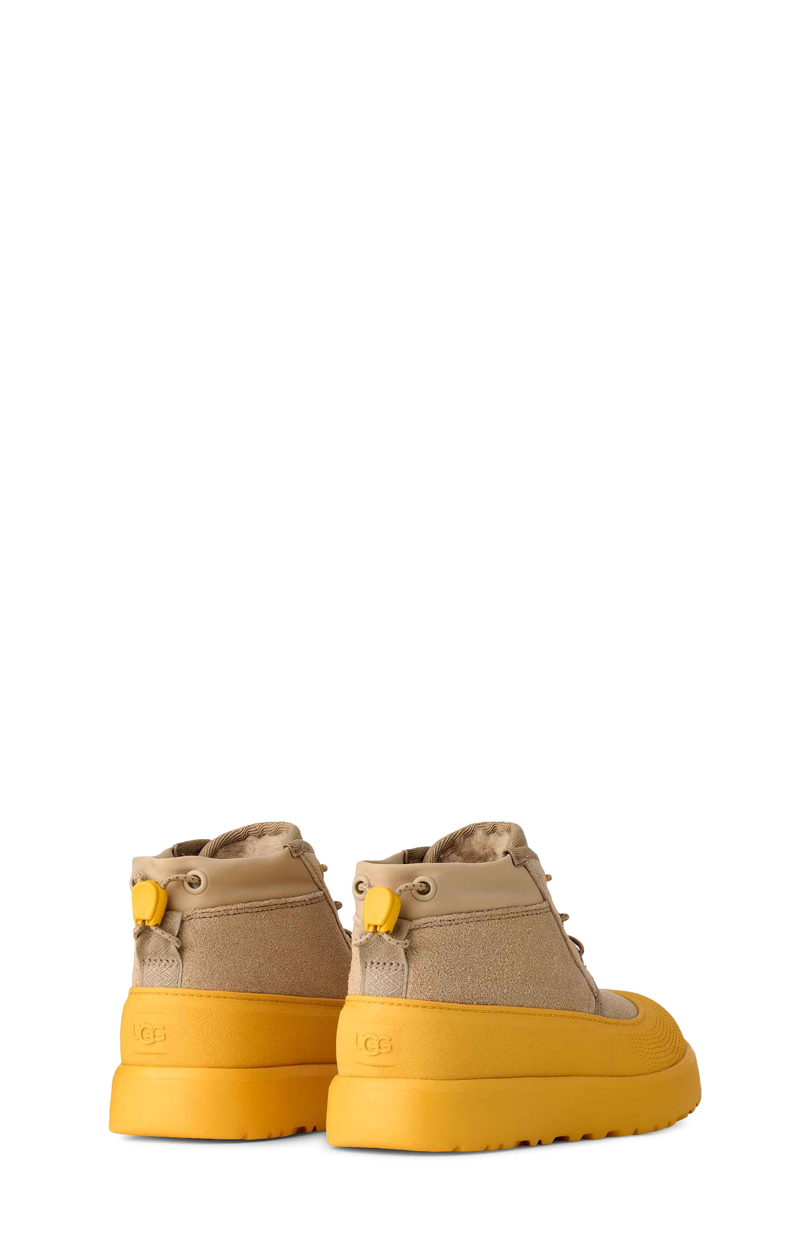 UGG<sup>®</sup> Kids' Neumel Waterproof Hybrid Boot, Alternate, color, Mustard Seed / Summer Wheat