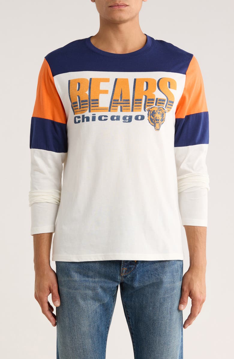 Junk Food Zone Blitz Bears Long Sleeve T-Shirt, Main, color, Sugar/ True Navy/ Orange