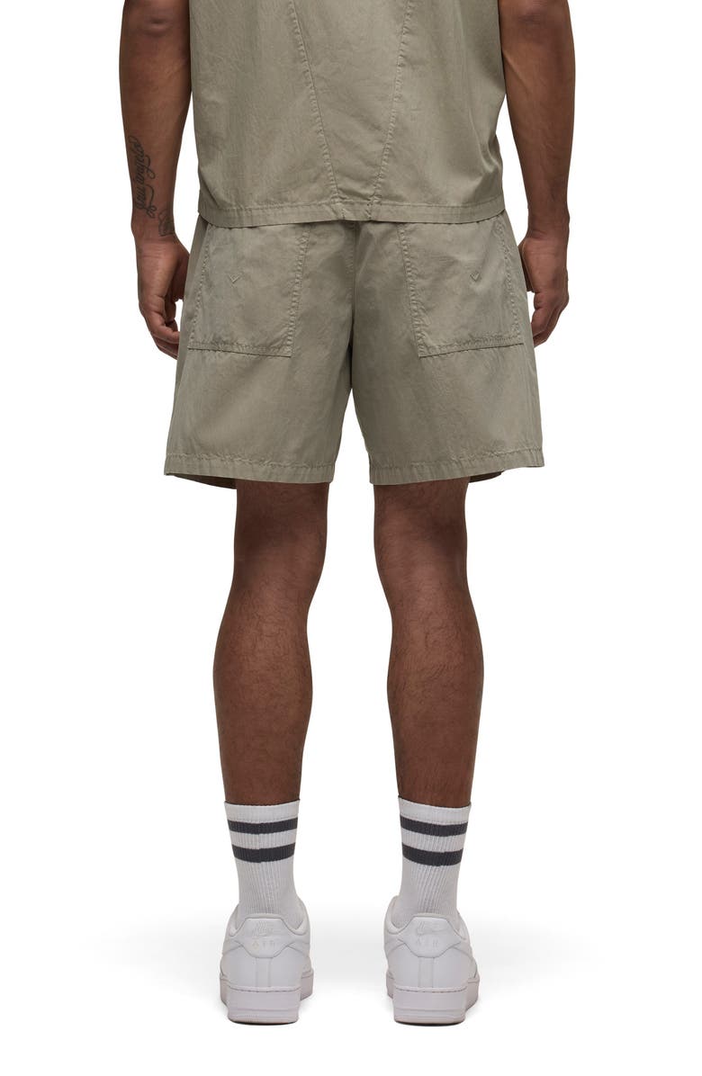 Hudson Jeans Cotton Blend Drawstring Shorts, Alternate, color, Cactus