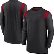 Nike Men's Nike Black Atlanta Falcons Sideline Tonal Logo Performance Player Long Sleeve T-Shirt