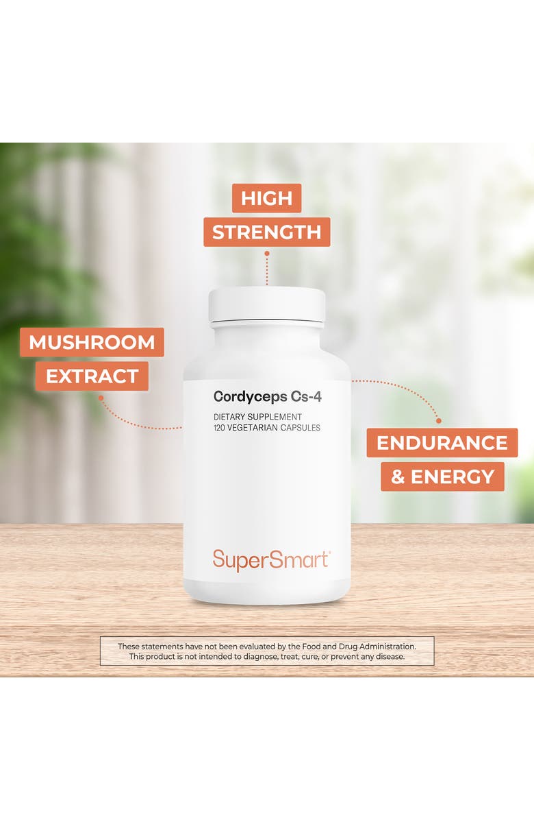SuperSmart Cordyceps Cs-4 3150mg per Day, Alternate, color, NO COLOR