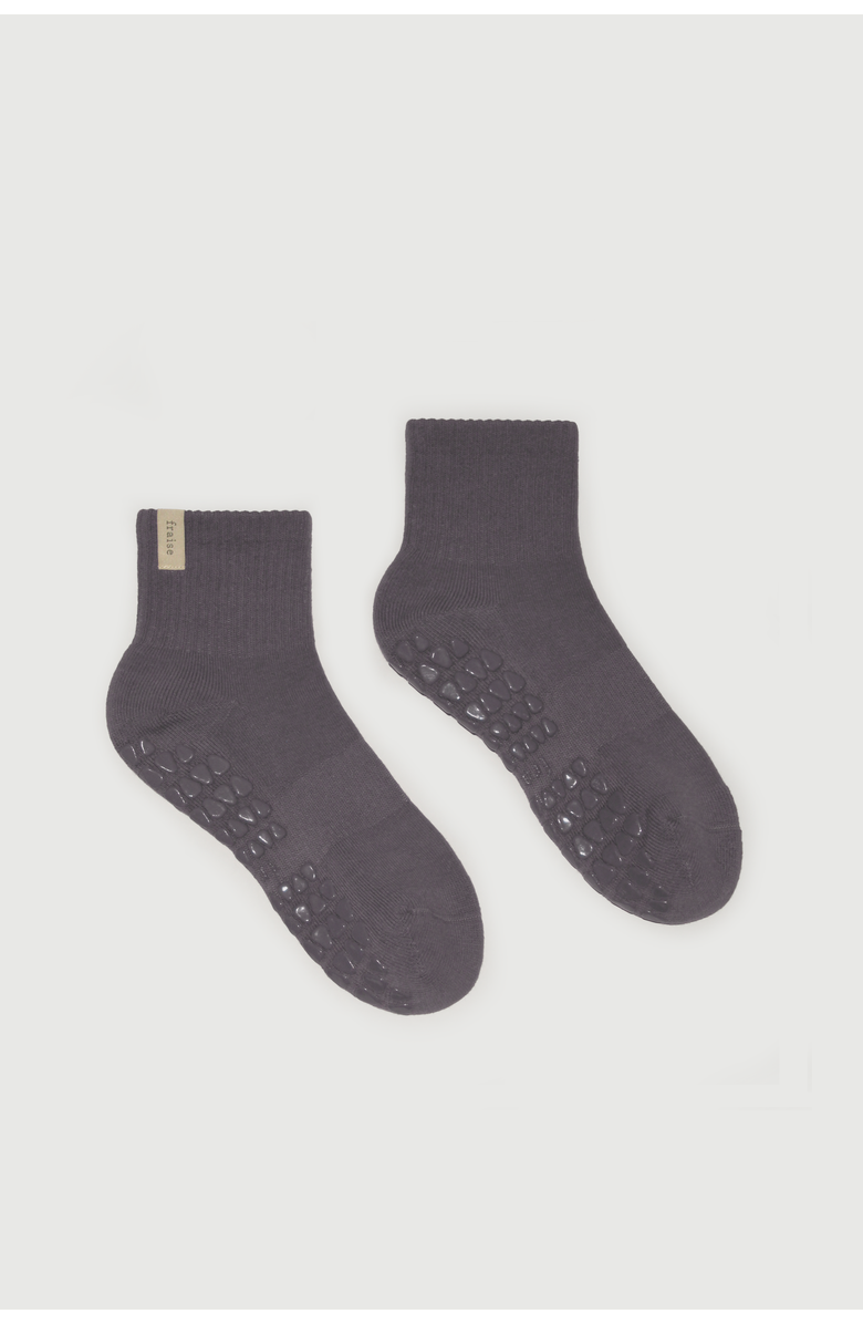 Fraise Mineral Quarter Crew Grip Sock, Main, color, Mineral