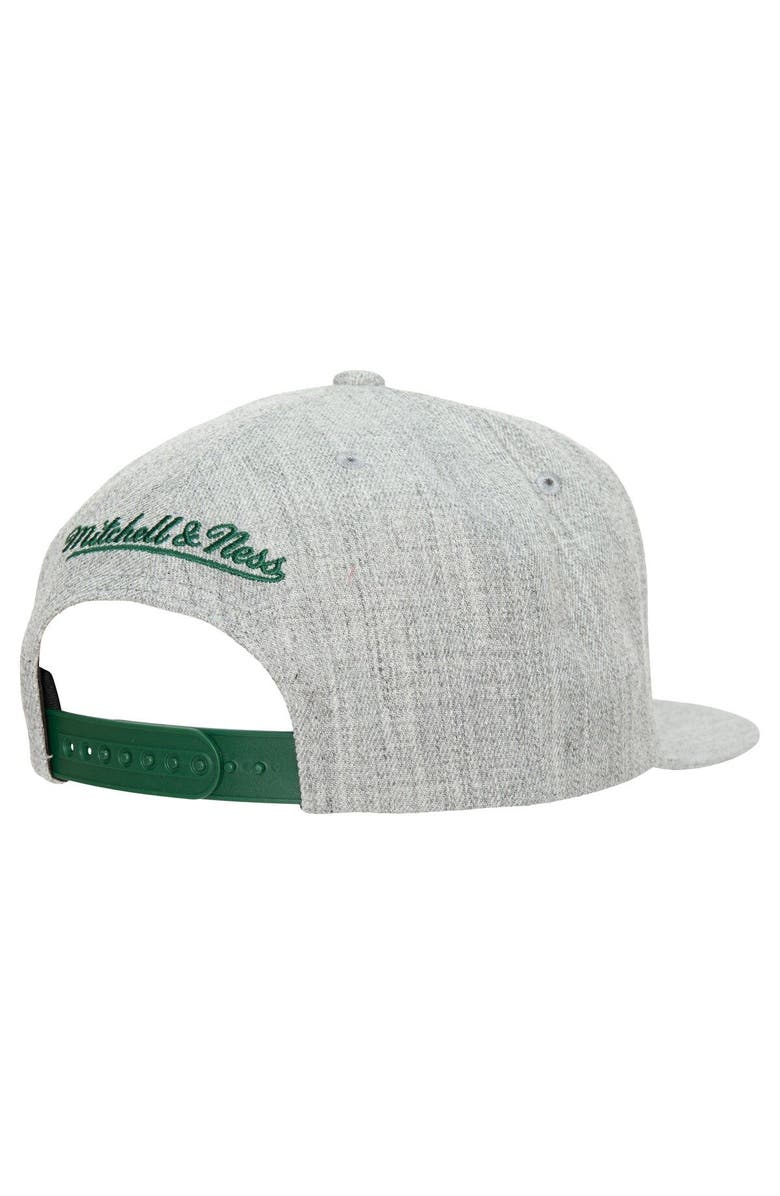 Mitchell & Ness Men's Mitchell & Ness Heather Gray Seattle SuperSonics Hardwood Classics 2.0 Snapback Hat, Alternate, color, Heather Gray