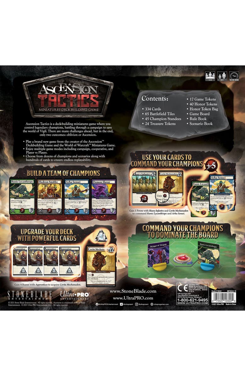 Ascension Tactics Deckbuilding Game, Fantasy Battles & Campaigns, Alternate, color, Multicolored