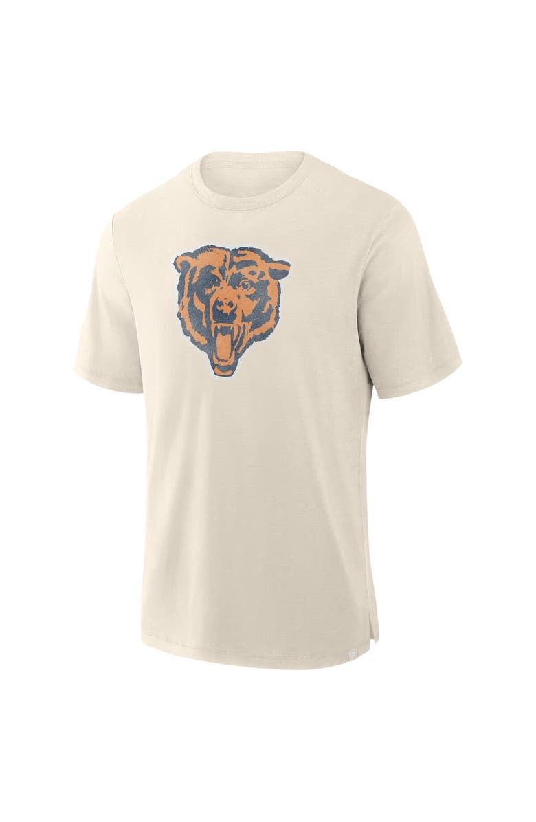 FANATICS Men's Fanatics Cream Chicago Bears Slub T-Shirt, Alternate, color, Cream