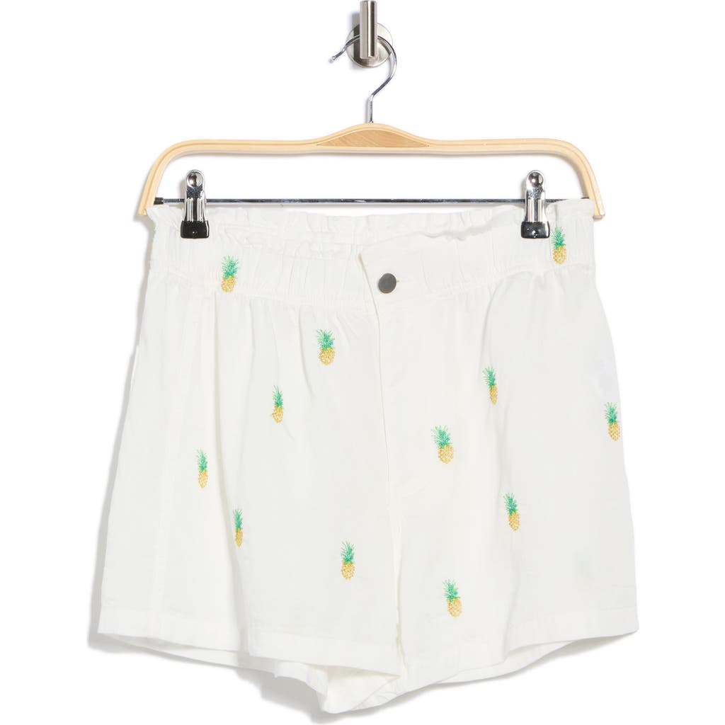 Chelsea And Theodore Embroidered Pineapple Shorts