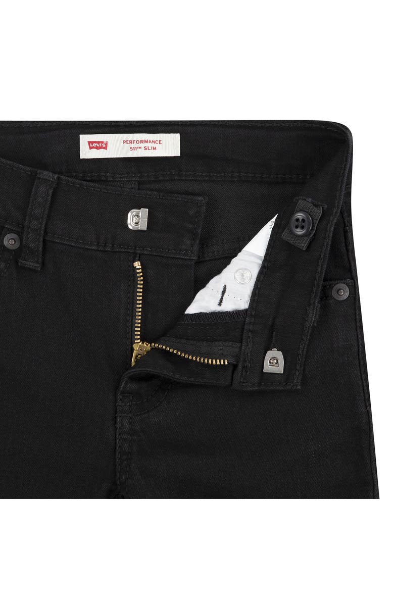 Levi's<sup>®</sup> 511<sup>™</sup> Slim Fit Jeans, Alternate, color, Black Stretch