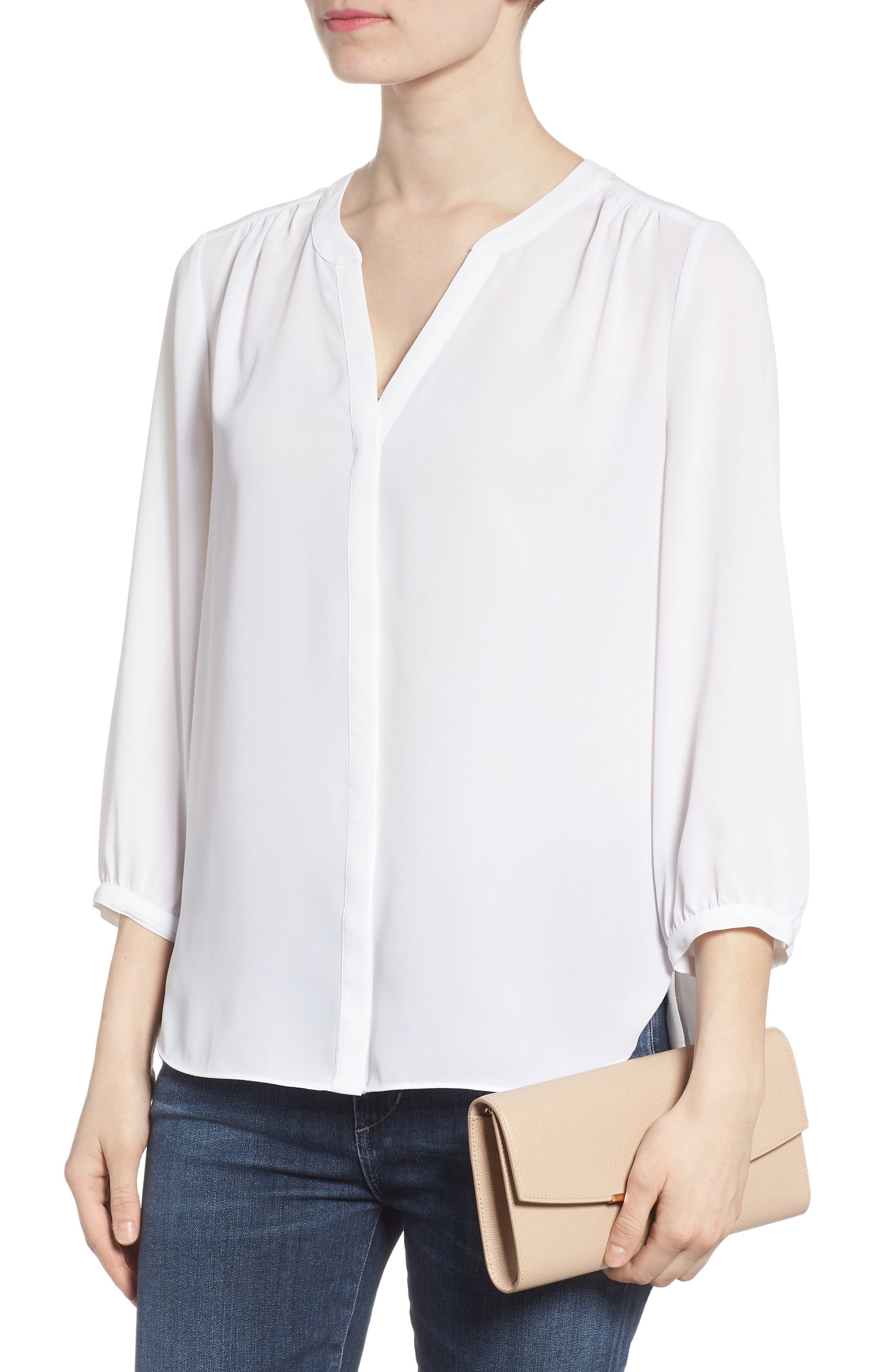 FERRAGAMO Salvatore Ferragamo Icona Leather Clutch, Alternate, color, 