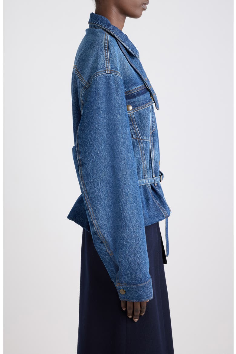 Veya Denim Jacket, Alternate, color, BLUE