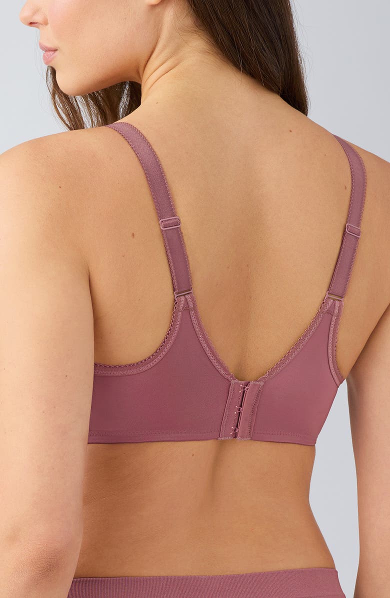 Wacoal Basic Beauty Seamless Underwire Bra, Alternate, color, Rose Brown
