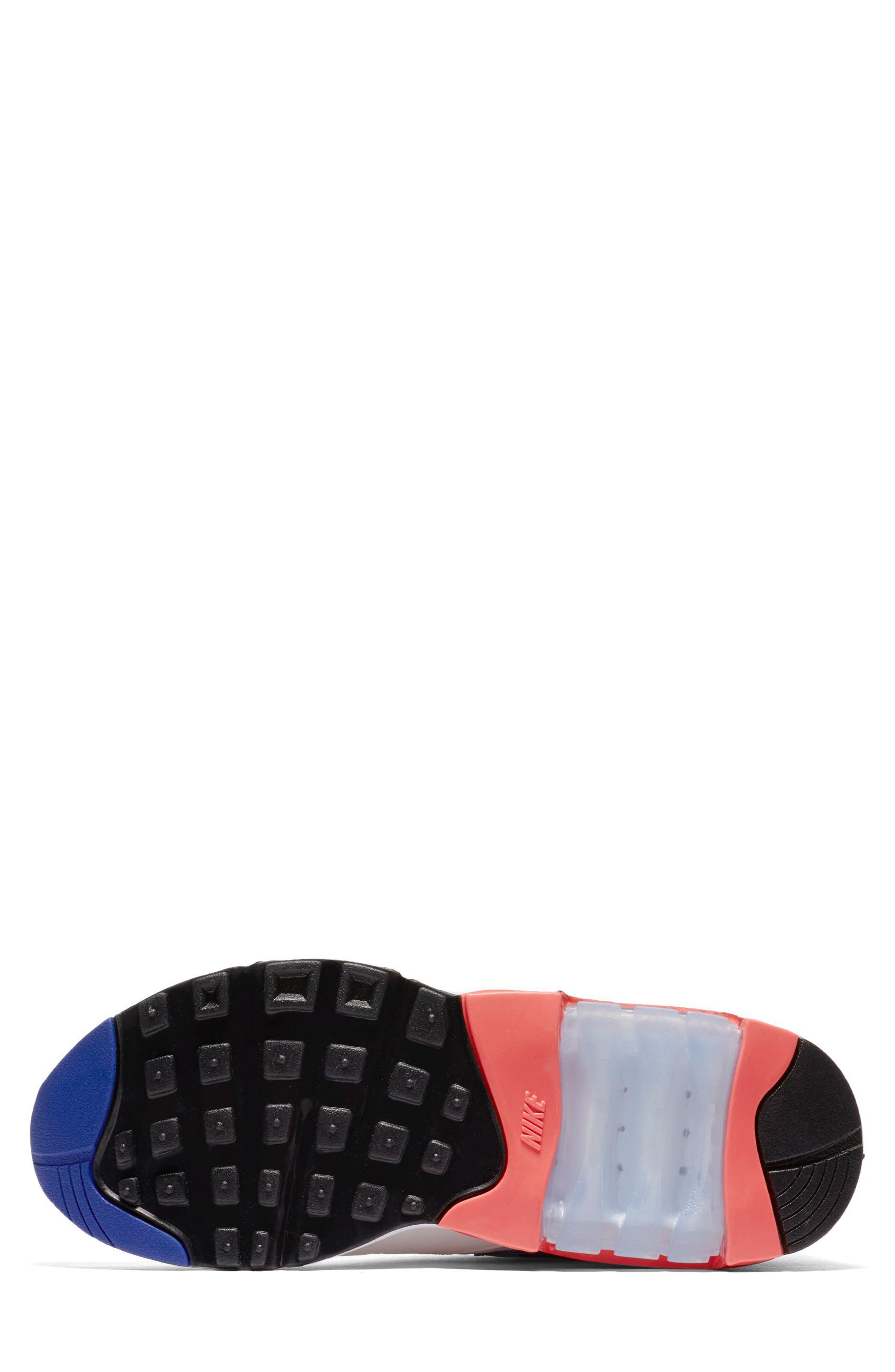 Air Max 180 Sneaker, Alternate, color, WHITE/ ULTRAMARINE
