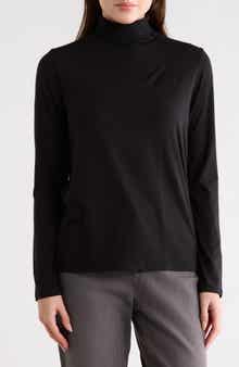 Eileen Fisher Slim Fit Turtleneck Top