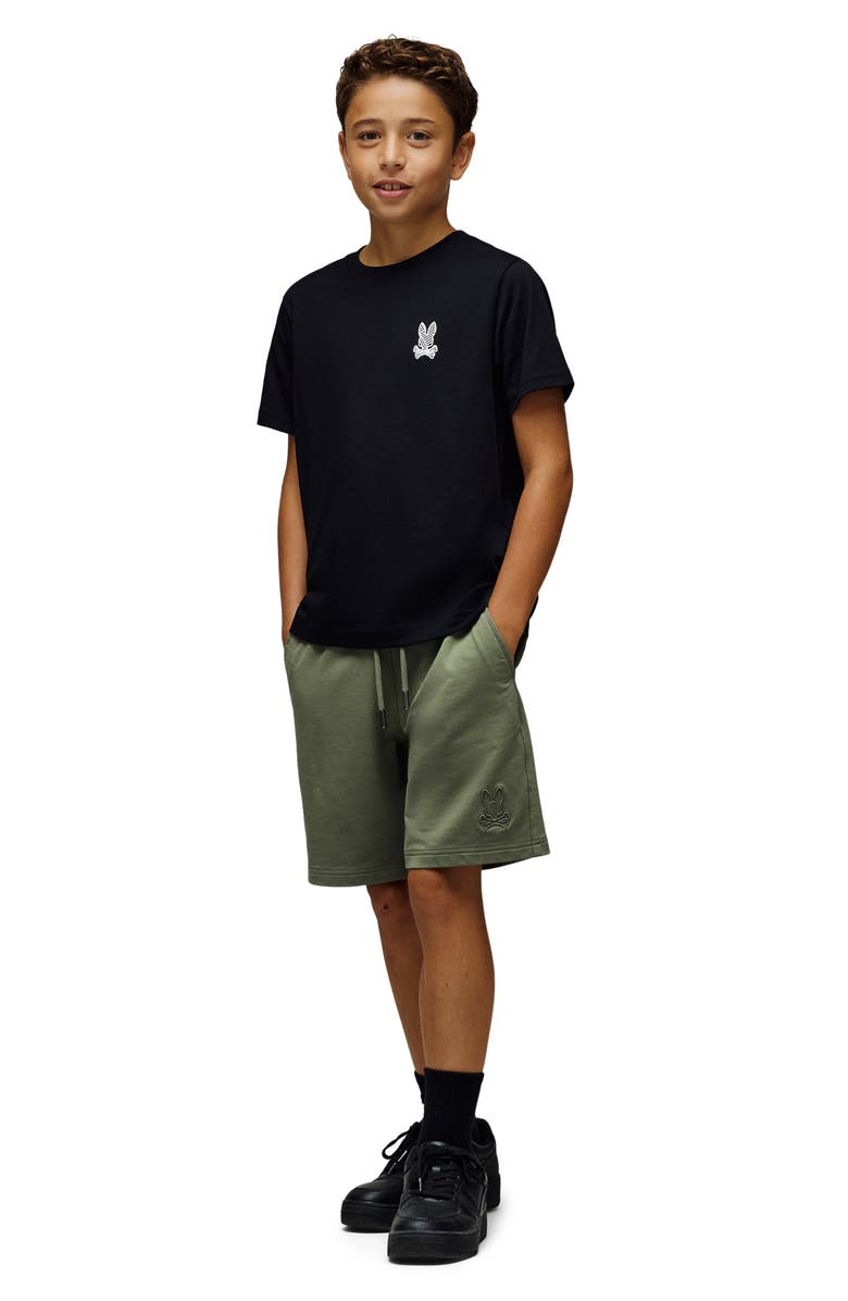 Psycho Bunny Kids' Reeves Pima Cotton Graphic T-Shirt, Alternate, color, Black