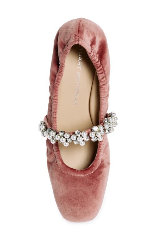 Stuart Weitzman Poppy Ballet Flat In Desert Rose
