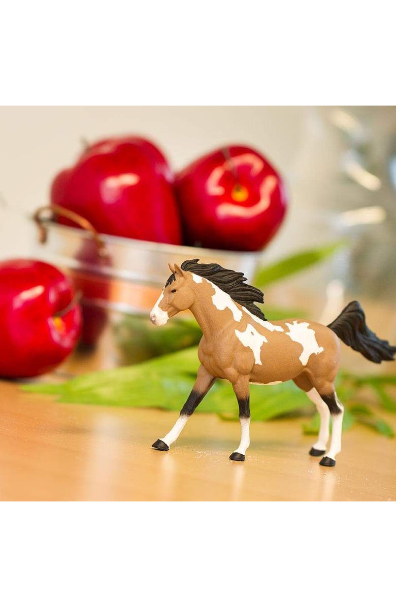 Safari Ltd. Pinto Mustang Stallion Horse Toy, Alternate, color, NO COLOR