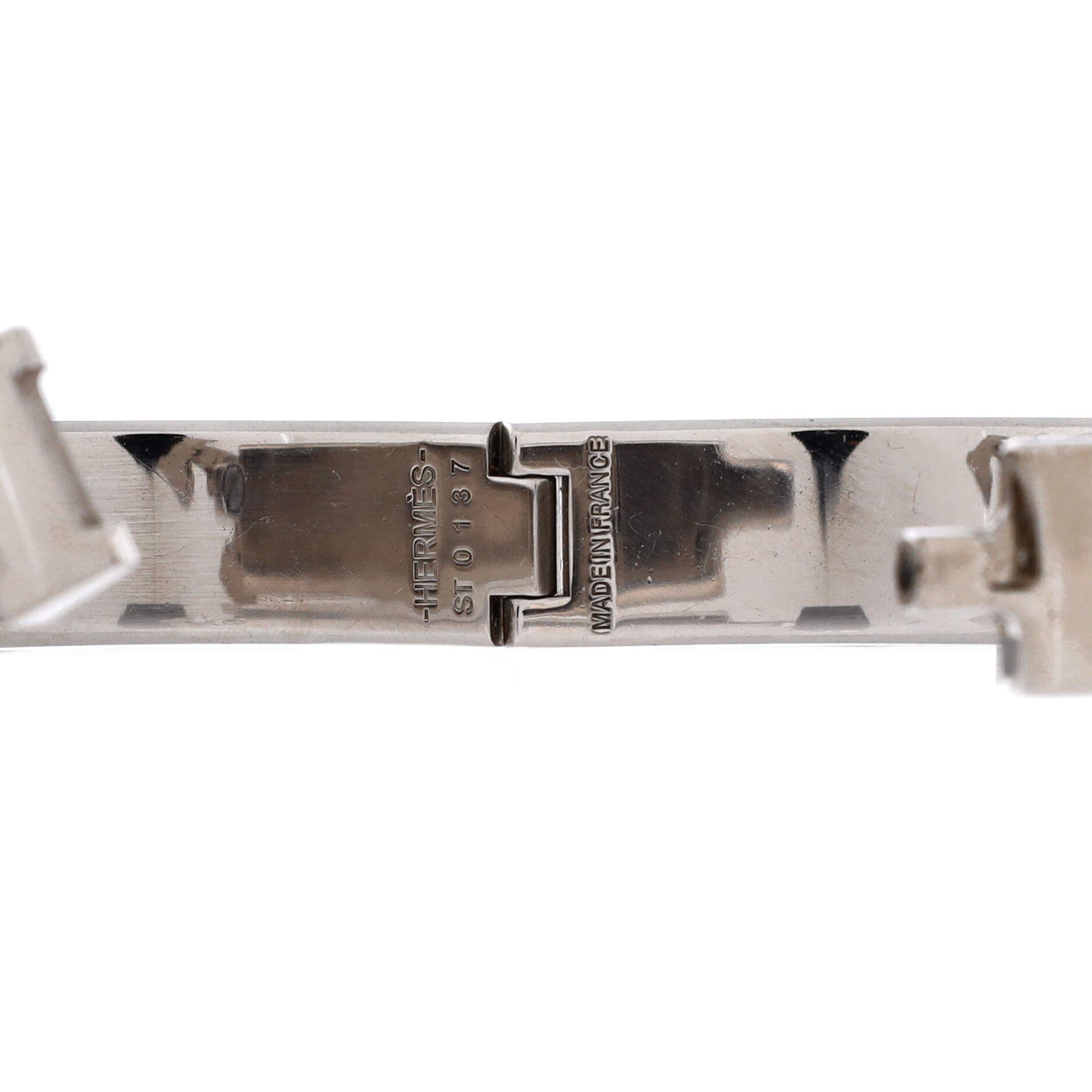 Clic H Bracelet Enamel Narrow, Alternate, color, Neutral
