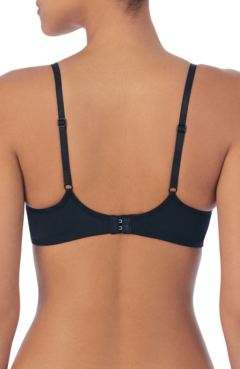 DKNY Micro Unlined Underwire Demi Bra, Alternate, color, 
