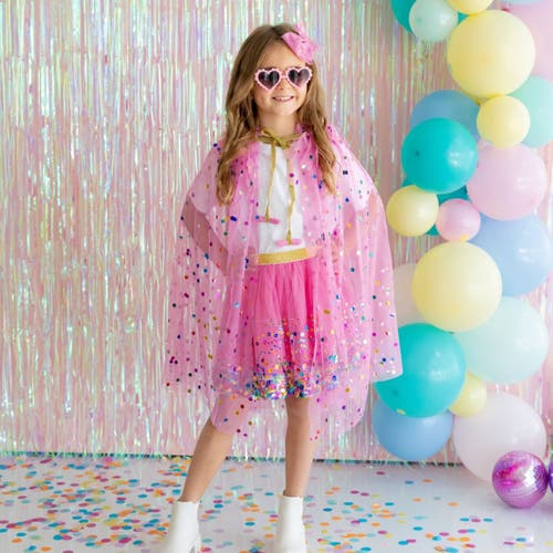 Sweet Wink Raspberry Confetti Tutu In Raspberry