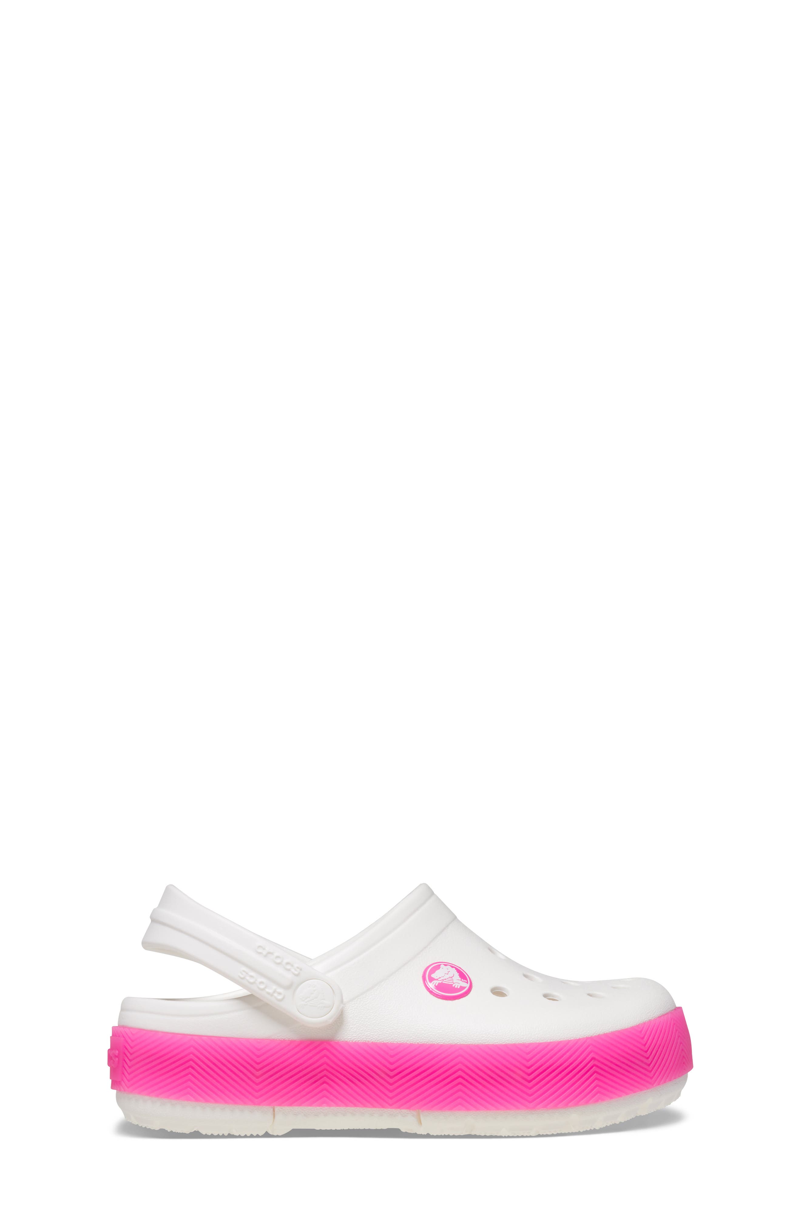 CROCS Kids' Crocband Chevron Light-Up Clog, Alternate, color, 