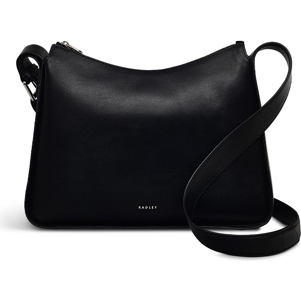 Radley London Westwell Lane Medium Ziptop Crossbody Bag In Black