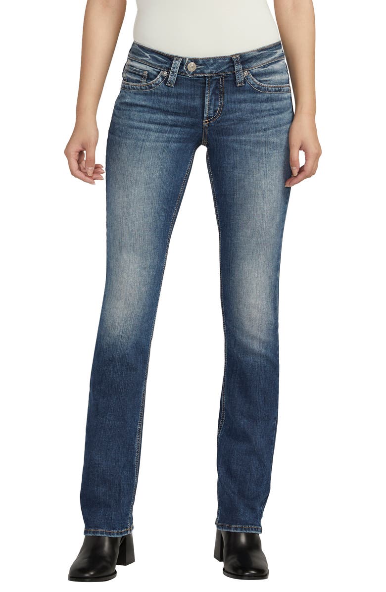 Silver Jeans Co. Tuesday Slim Bootcut Jeans, Main, color, 