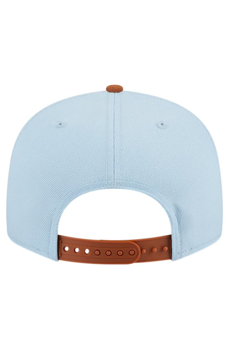 New Era Men's New Era Light Blue/Brown Orlando Magic 2-Tone Color Pack 9FIFTY Snapback Hat, Alternate, color, 