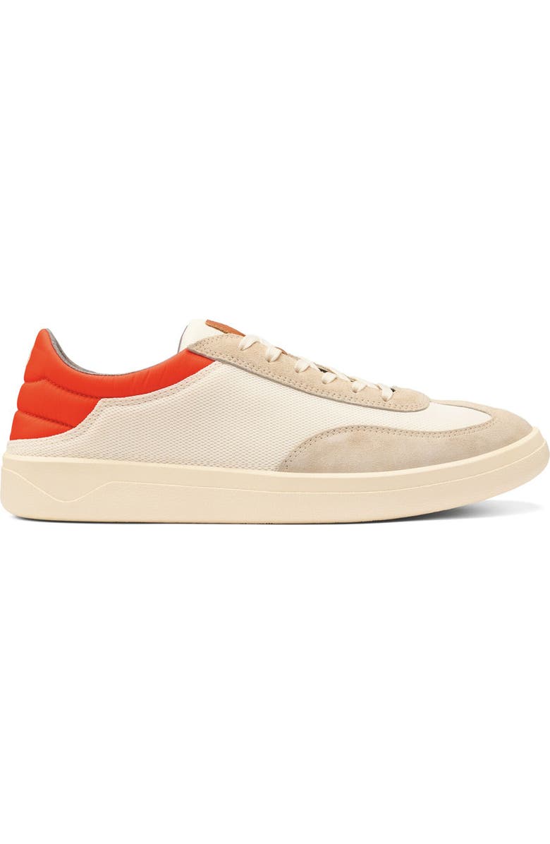 OluKai Punini Sneaker, Alternate, color, Off White / Molten Orange