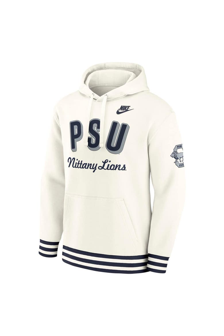 Men's Nike Cream Penn State Nittany Lions Legacy Retro Pullover Hoodie, Alternate, color, Cream