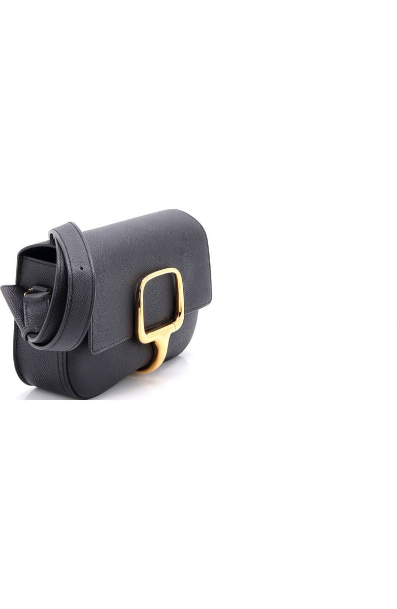 Pre-Owned Hermes Della Cavalleria Elan Shoulder Bag Epsom, Alternate, color, Noir
