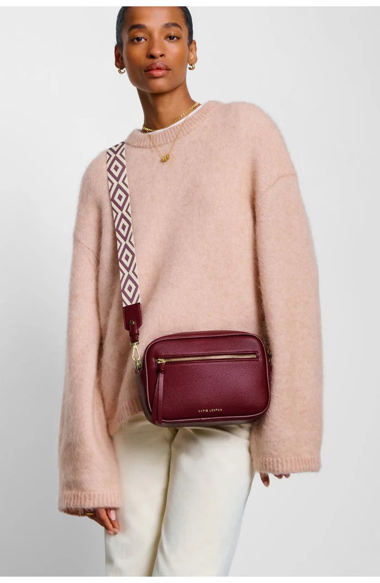 Katie Loxton Hallie Crossbody Bag in Cherry, Alternate, color,
