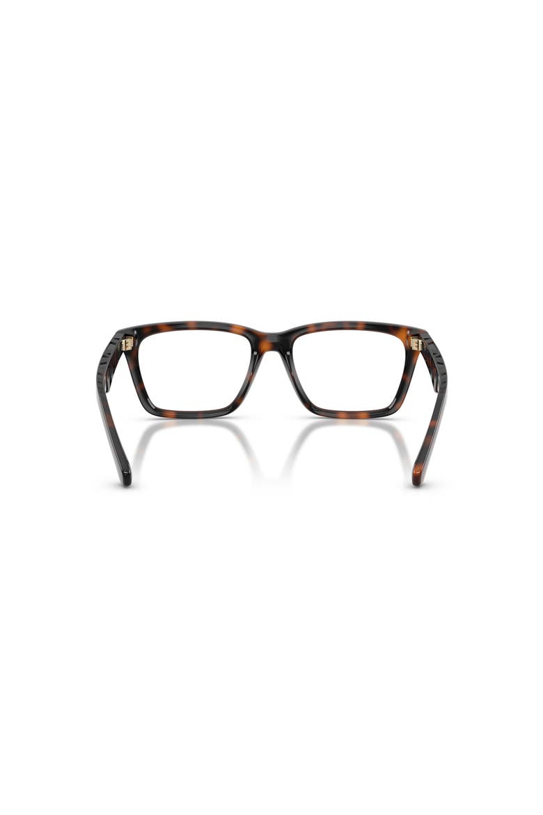 53mm Rectangle optical glasses, Alternate, color, Brown