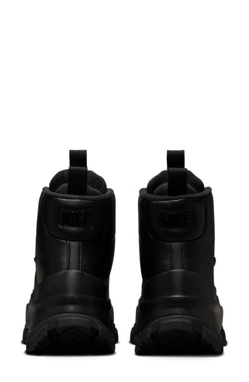 Nike Blazer Roam Mid Winterized Sneaker In Black/black/red