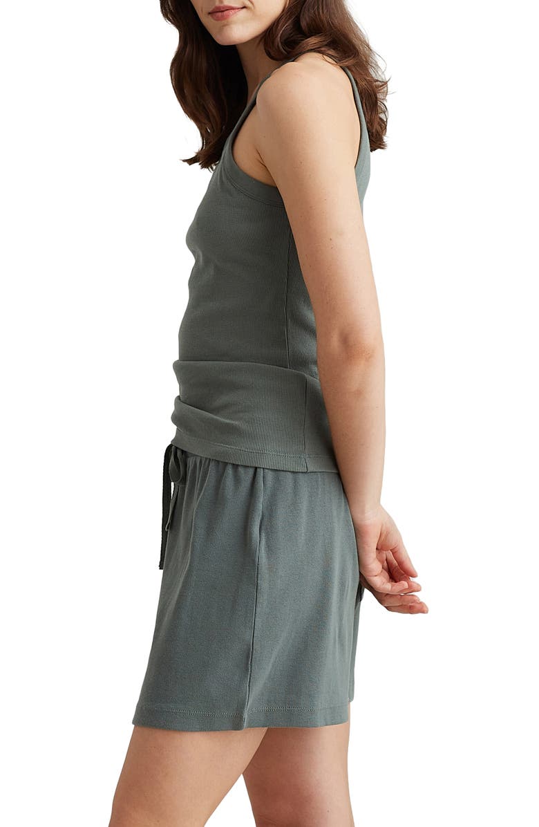 Papinelle Milla Rib Shelf Bra Racerback Tank, Alternate, color,