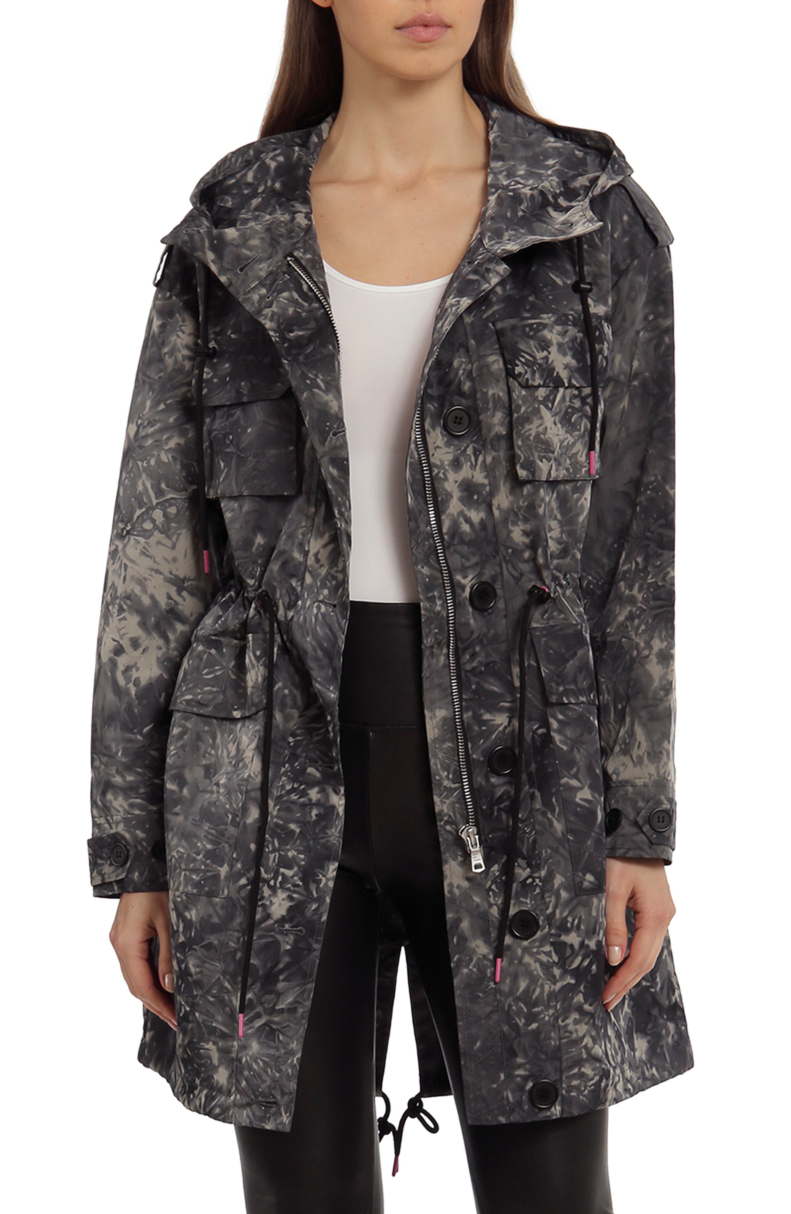 Avec Les Filles Water Resistant Utility Rain Jacket (Women) | Nordstromrack