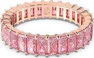 Swarovski Matrix Baguette Crystal Eternity Ring