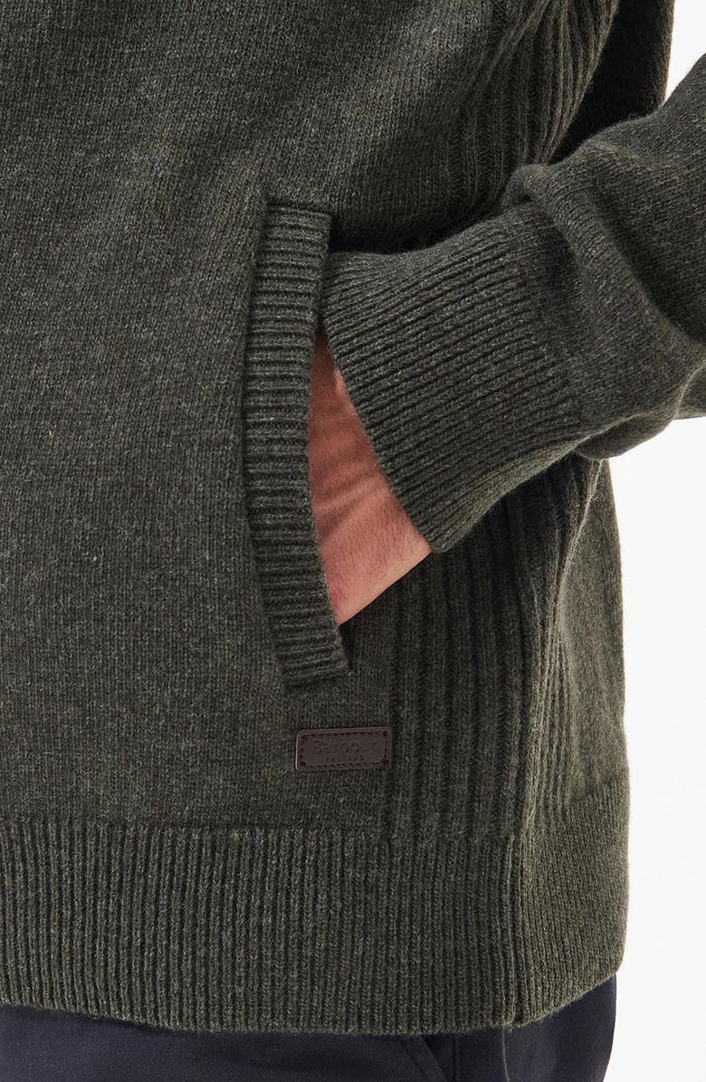 Barbour Nelson Essential Lambswool Full Zip Sweater, Alternate, color,