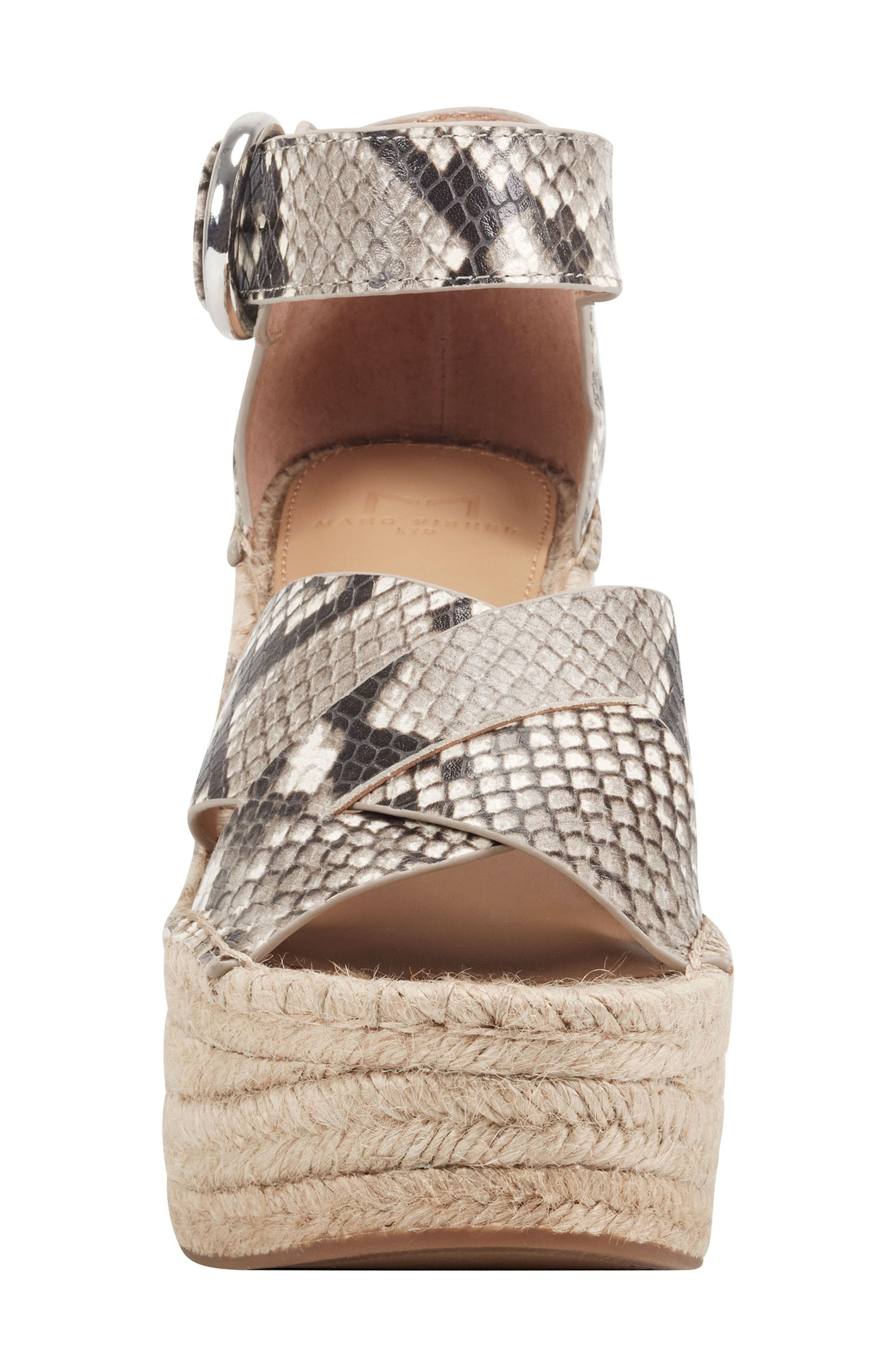 Marc Fisher LTD Amari Ankle Strap Espadrille Wedge, Alternate, color, 