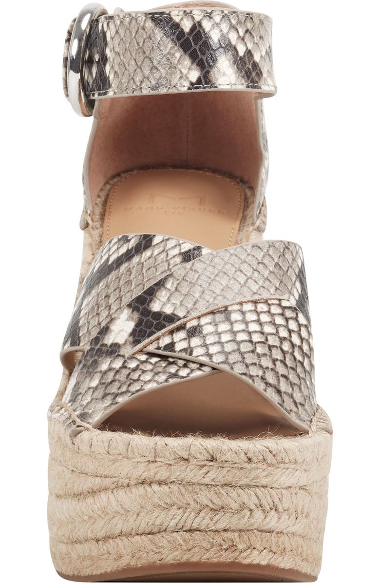 Marc Fisher LTD Amari Ankle Strap Espadrille Wedge, Alternate, color,