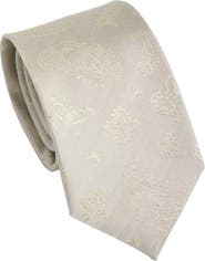 Lost Pattern "Paisley" Silk Jacquard Tie